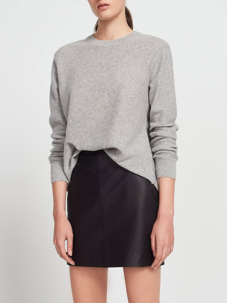 Sandro Leather Mini Skirt